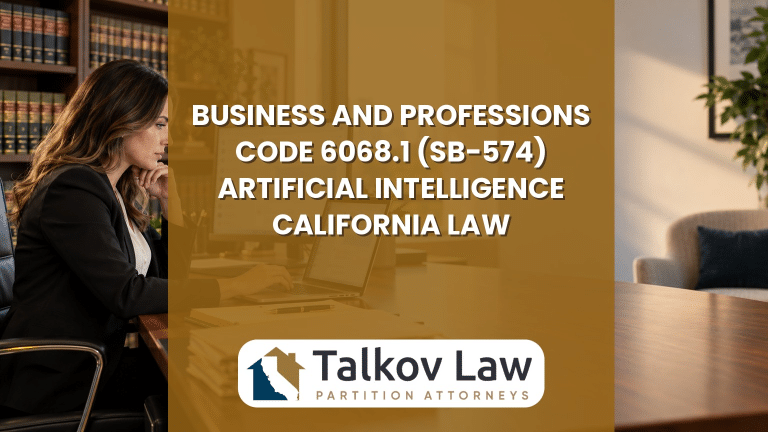 Business and Professions Code 6068.1 (SB-574) Artificial Intelligence - California Law