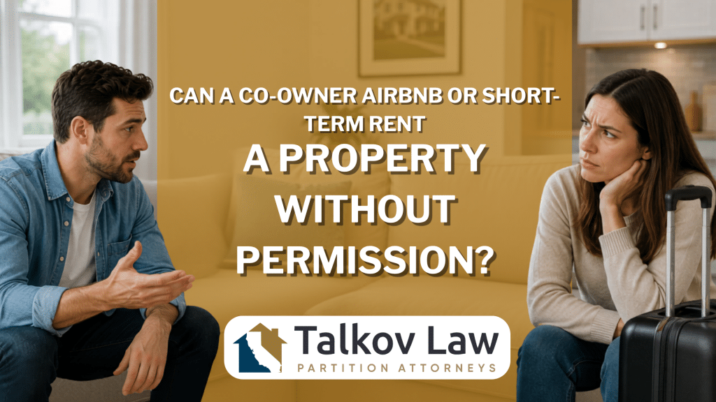 Can a Co-Owner Airbnb or Short-Term Rent a Property Without Permission?