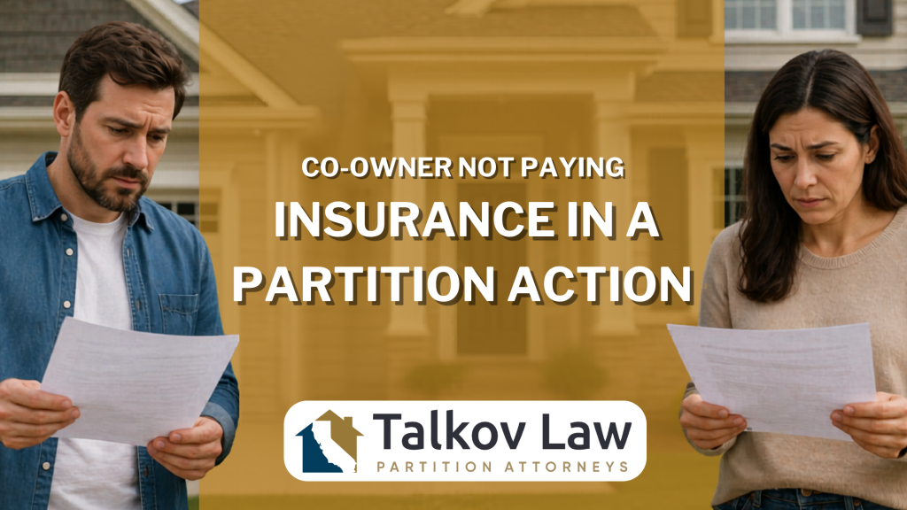 My Co-Owner is Not Paying the Insurance