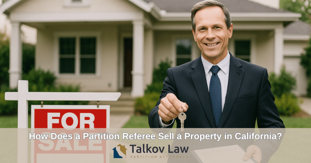 How Does a Partition Referee Sell Property in California?