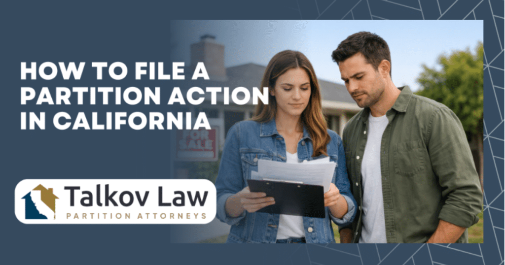 How To File a Partition Action in California