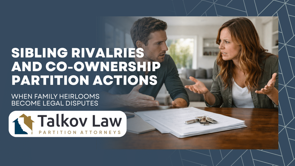 Sibling Rivalries and Co-Ownership Partition Actions: When Family Heirlooms Become Legal Disputes